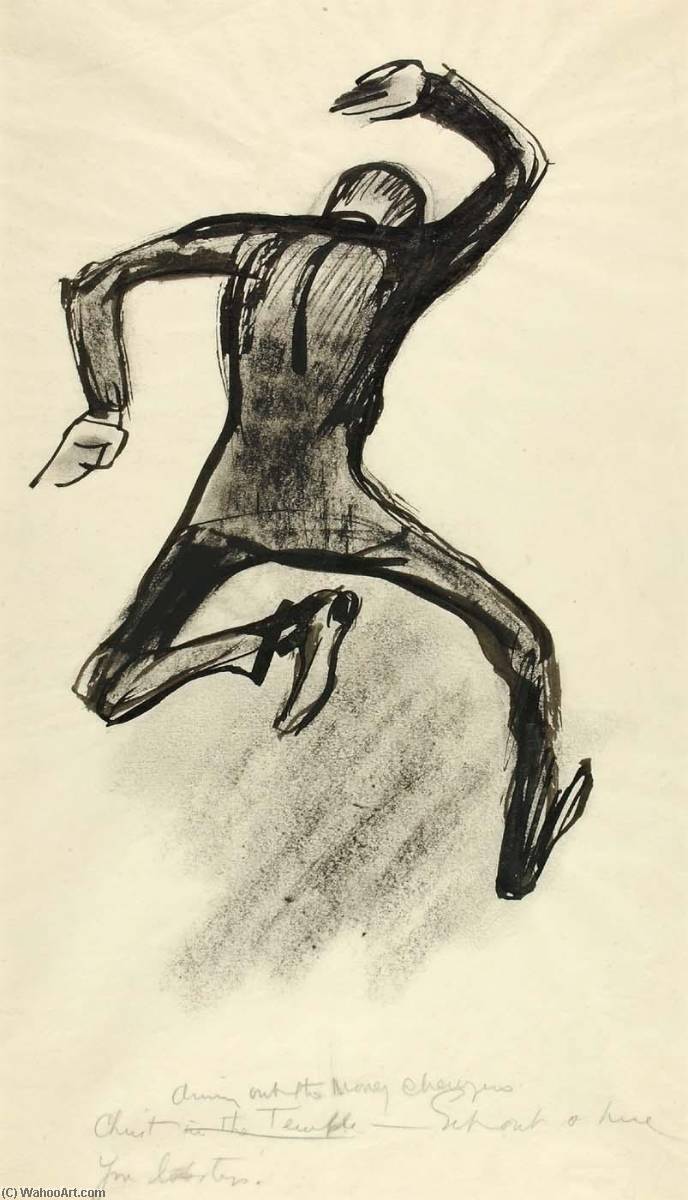 Order Art Reproductions Billy Sunday in Action, 1915 by Boardman Robinson (1876-1952) | ArtsDot.com