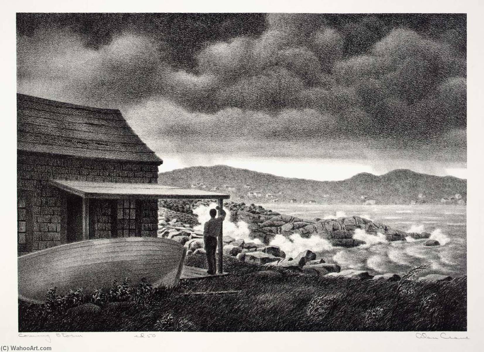 Coming Storm, 1950 by Alan Crane (1901-1969) Alan Crane | ArtsDot.com