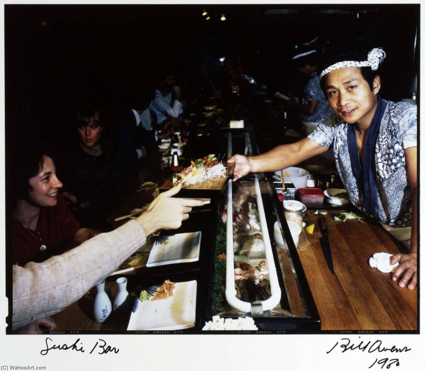 Sushi Bar, from the Los Angeles Documentary Project, 1980 by Bill Owens Bill Owens | ArtsDot.com