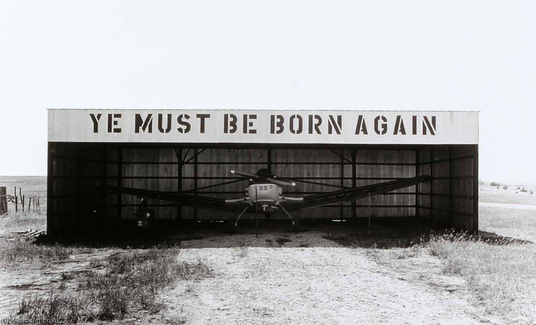 Airplane Hanger (sic), Jackson County, from the Kansas Documentary Survey Project, 1974 by Larry W Schwarm Larry W Schwarm | ArtsDot.com