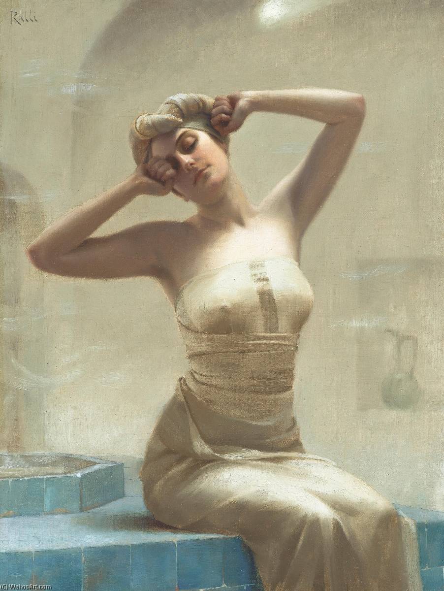 Order Artwork Replica at the bath by Theodoros Ralli (1852-1909) | ArtsDot.com
