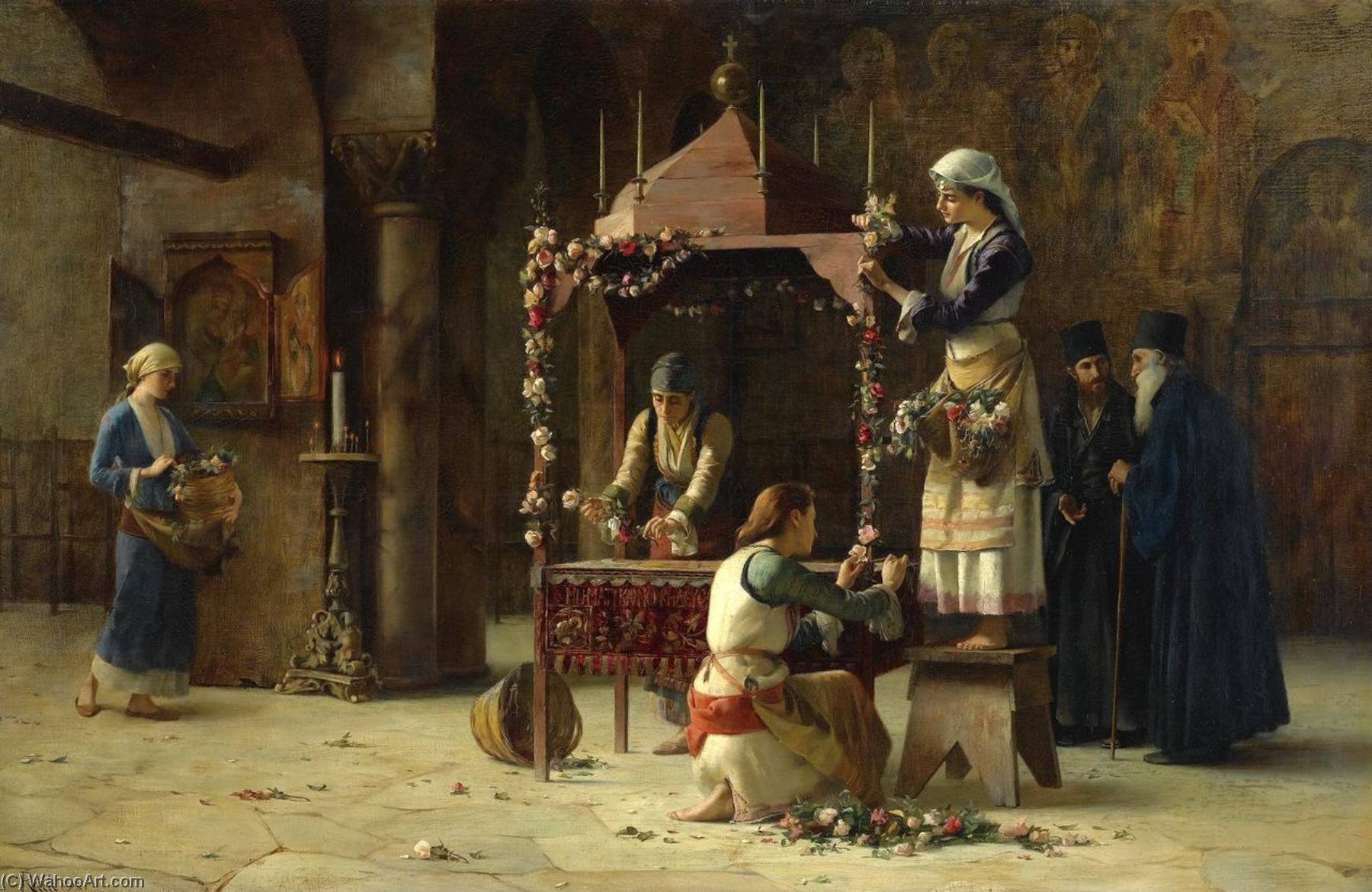 Order Oil Painting Replica Holy Friday, Greece, 1893 by Theodoros Ralli (1852-1909) | ArtsDot.com