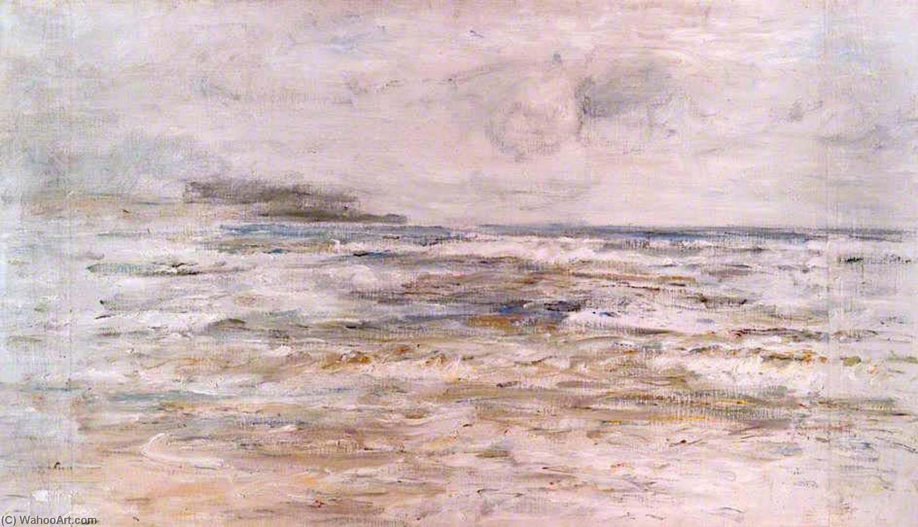 Order Oil Painting Replica Mist and Rain, Macrihanish, 1907 by William Mctaggart (1835-1910, United Kingdom) | ArtsDot.com