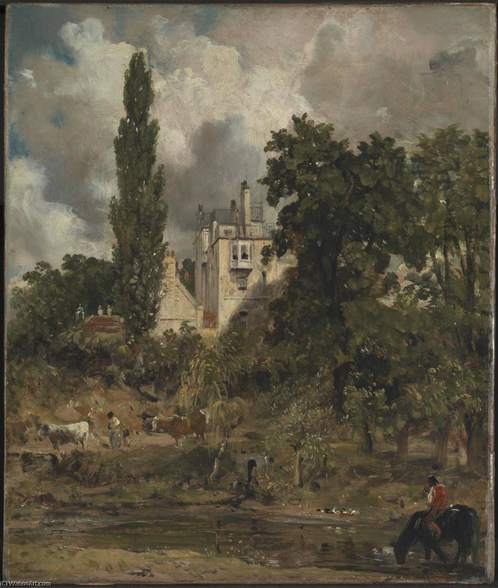 Order Paintings Reproductions The Grove, Hampstead, 1822 by John Constable (1776-1837, United Kingdom) | ArtsDot.com