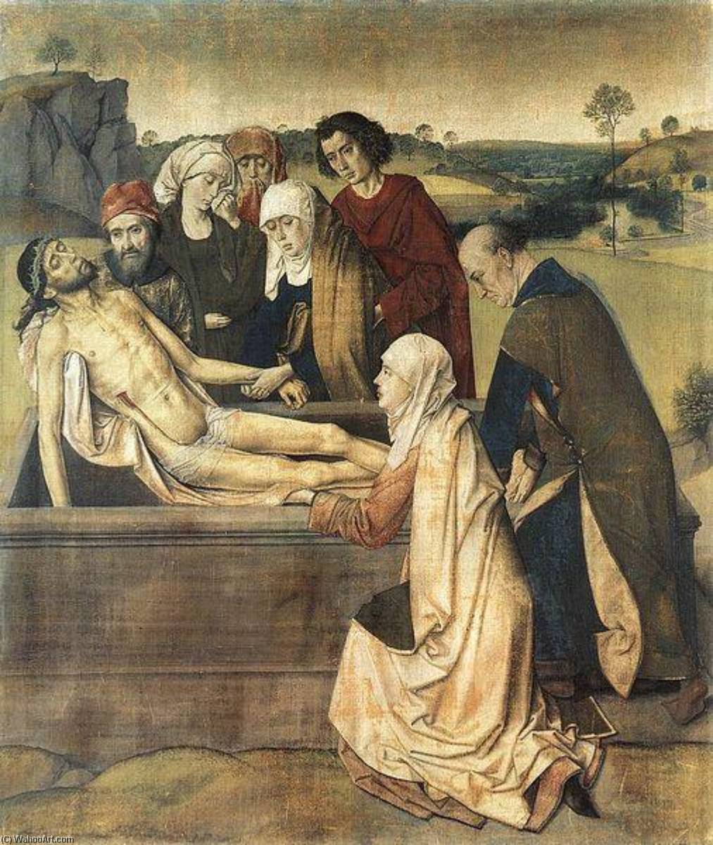 Order Oil Painting Replica The Entombment, 1450 by Dierec Bouts (1410-1475) | ArtsDot.com