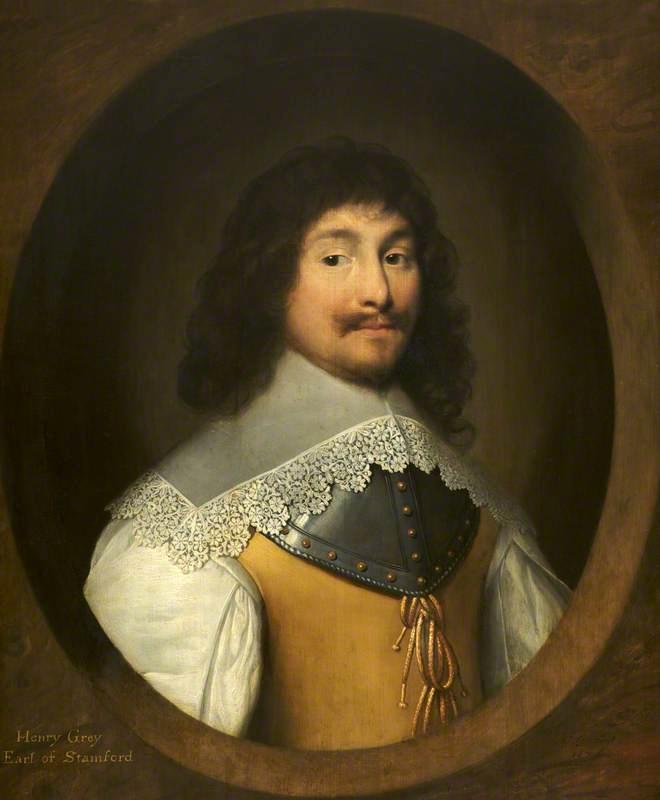Buy Museum Art Reproductions Henry Grey, 1st Earl of Stamford, 1638 by Cornelis Jonson Van Ceulen | ArtsDot.com