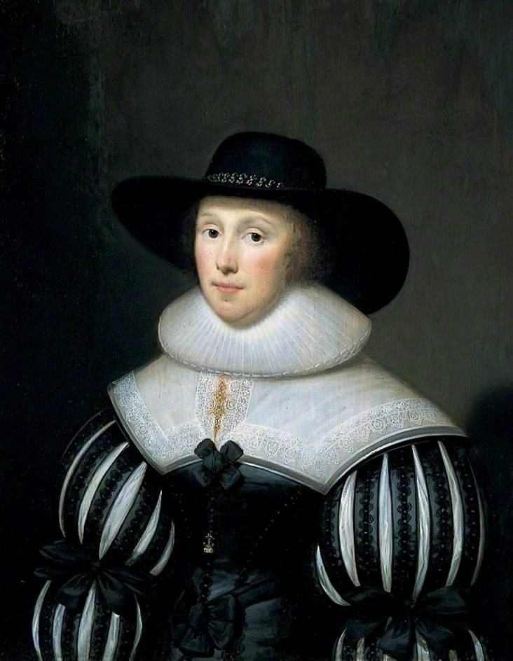 Order Oil Painting Replica Grace Bradbourne, Wife of Sir Thomas Holte by Cornelis Jonson Van Ceulen | ArtsDot.com