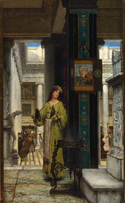 Buy Museum Art Reproductions In the Temple, 1871 by Lawrence Alma-Tadema | ArtsDot.com