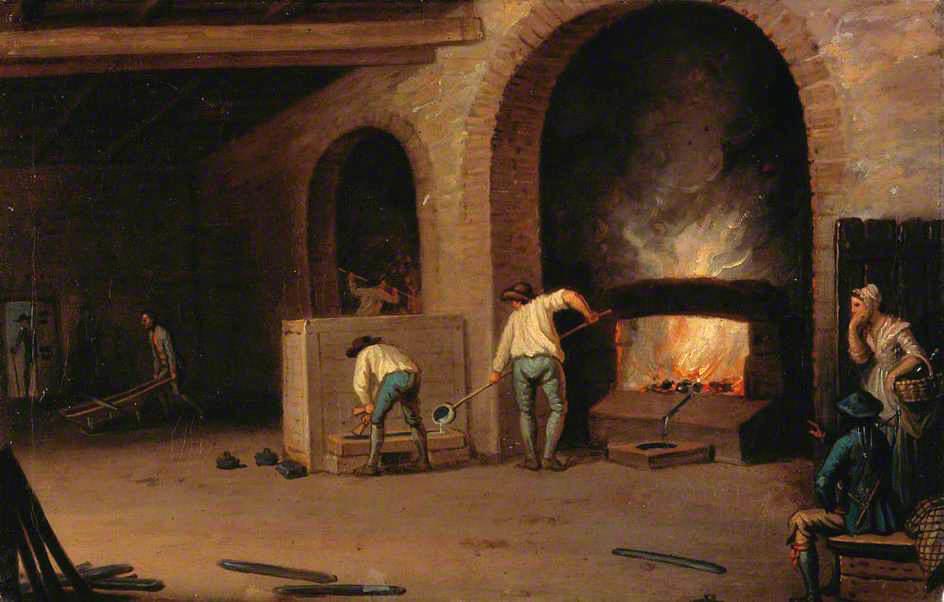 Buy Museum Art Reproductions Lead Processing at Leadhills Smelting the Ore, 1789 by David Allan (1744-1796, United States) | ArtsDot.com