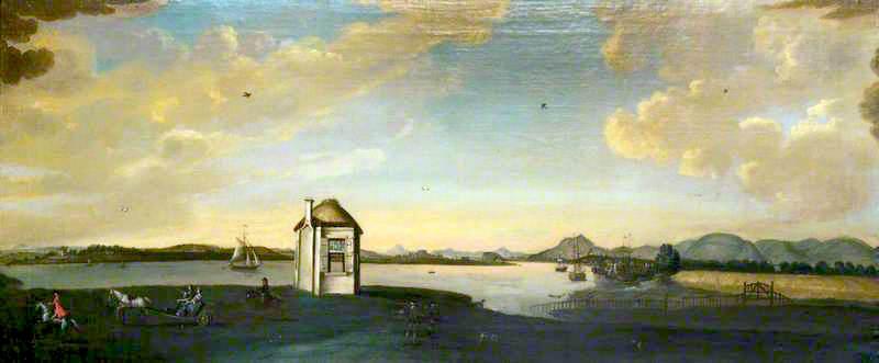 Get Art Reproductions The Forth at Alloa by David Allan (1744-1796, United States) | ArtsDot.com