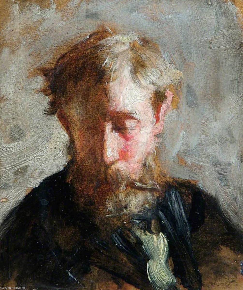 顺序 手工油畫 Head of a Man 通过 George Paul Chalmers (1833-1878) | ArtsDot.com