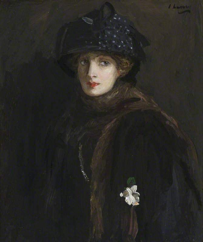 Order Paintings Reproductions Hazel Martyn, Later Lady Lavery, 1909 by John Lavery | ArtsDot.com
