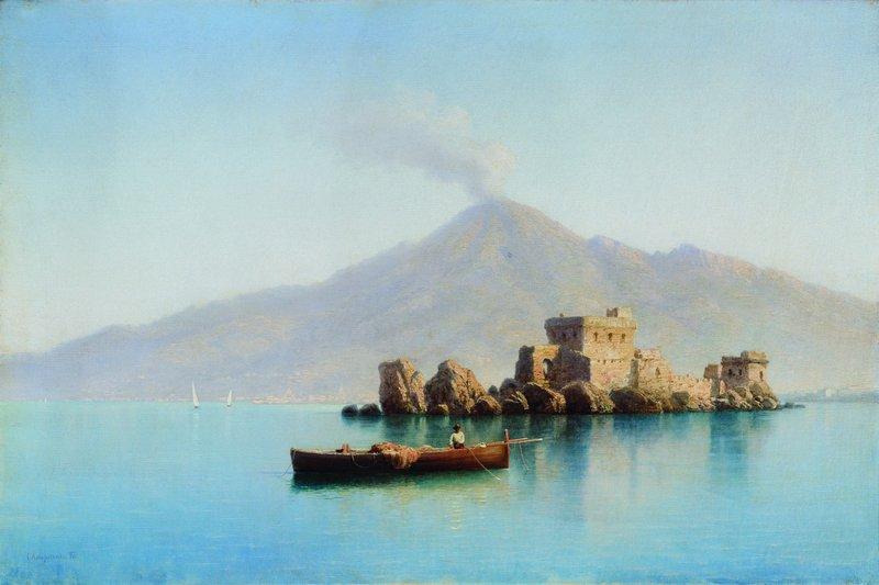 Order Paintings Reproductions Mount Vesuvius, 1897 by Gavril Kondratenko | ArtsDot.com