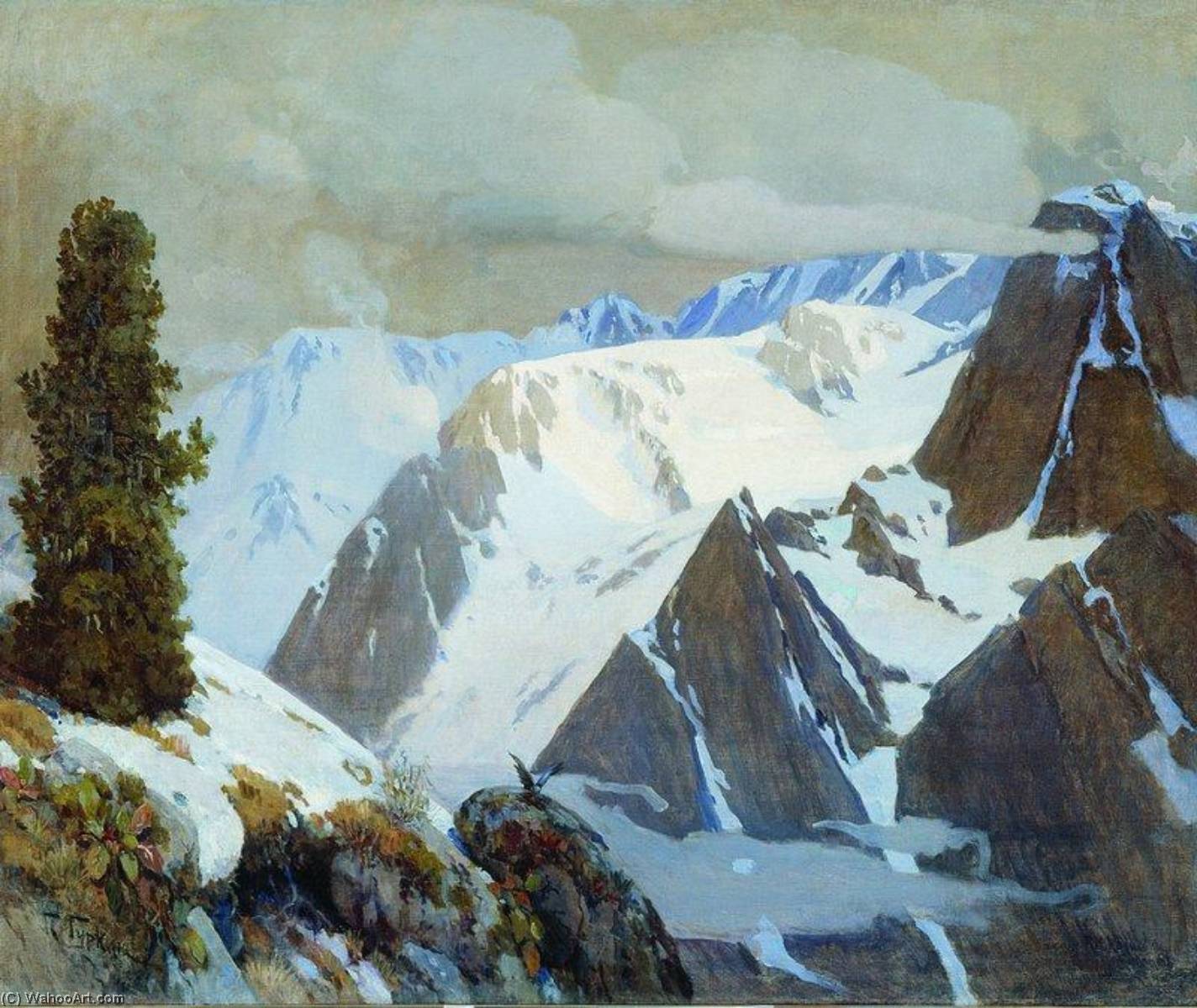 Buy Museum Art Reproductions Khan Altai, 1910 by Grigory Gurkin (1870-1937) | ArtsDot.com