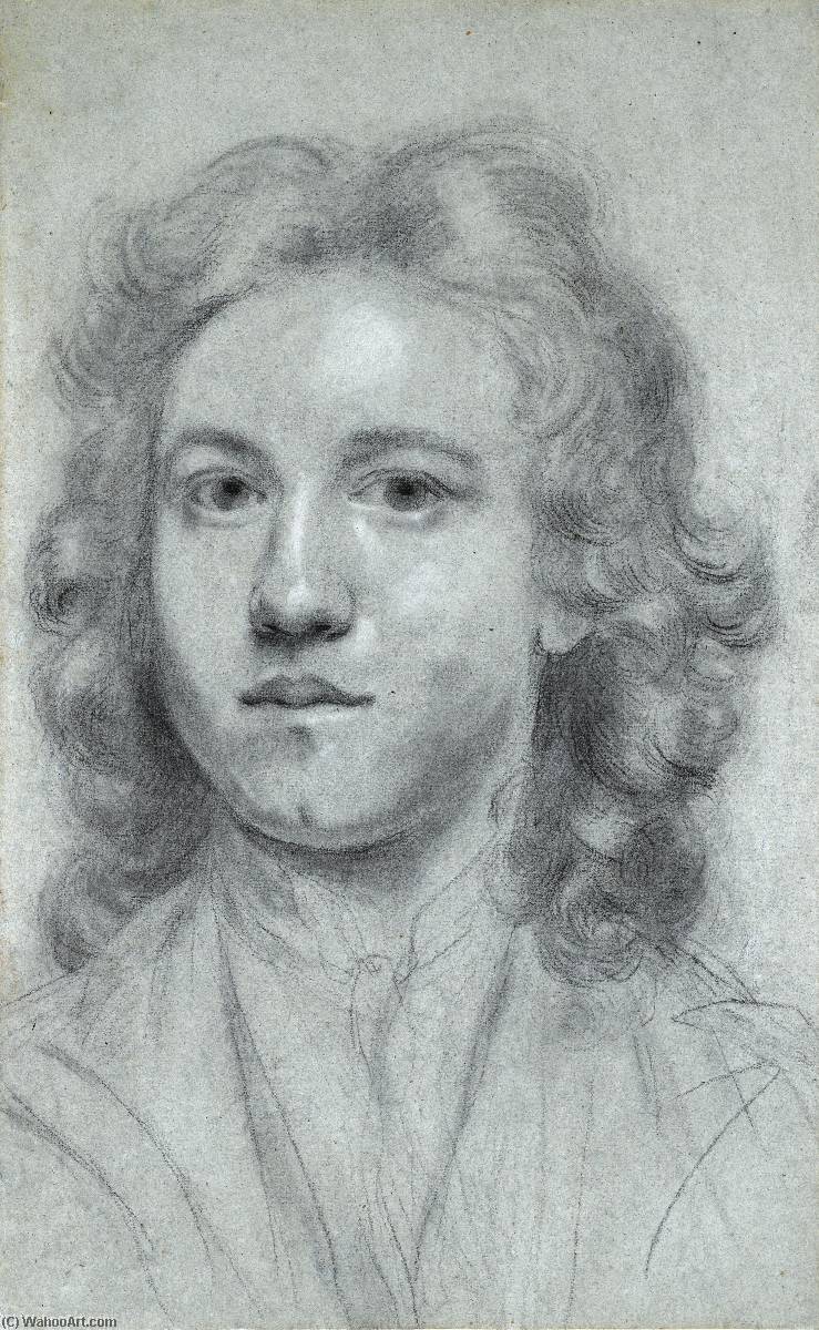 Order Paintings Reproductions Portrait of the Artist aged seventeen by Joshua Reynolds | ArtsDot.com