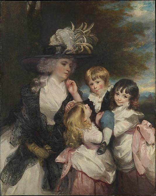 Order Art Reproductions Lady Smith (Charlotte Delaval) and Her Children (George, Henry, Louisa and Charlotte) by Joshua Reynolds | ArtsDot.com