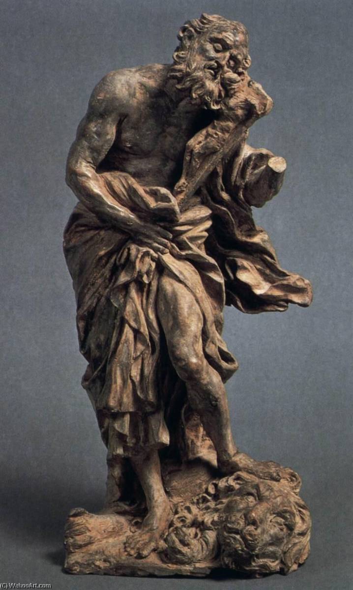 Order Artwork Replica St Jerome, 1660 by Gian Lorenzo Bernini (1598-1680, Italy) | ArtsDot.com