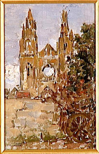 Buy Museum Art Reproductions Saint Jean des Vignes, Soissons, septembre 1918 by Bouchor Joseph Félix (1853-1937, France) | ArtsDot.com