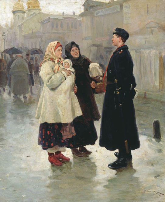 Order Art Reproductions Meeting, 1908 by Nikolai Pimonenko (1862-1912) | ArtsDot.com