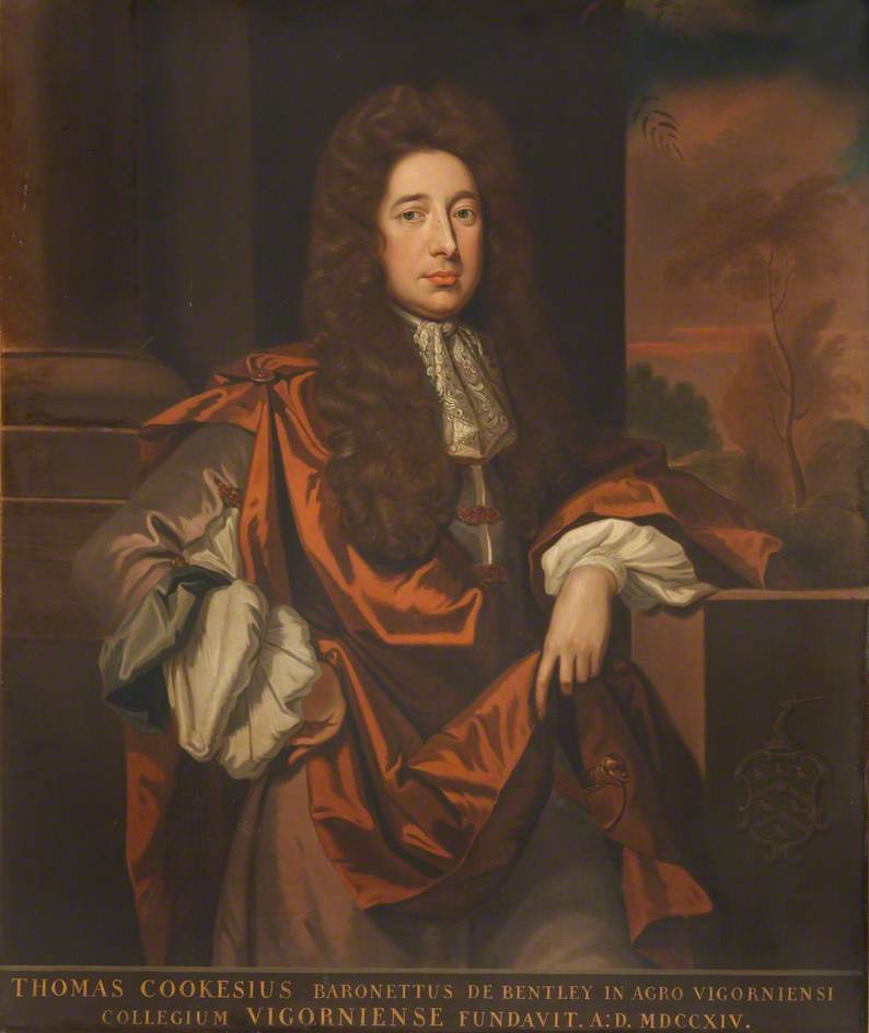 Order Art Reproductions Sir Thomas Cookes (1648–1701), 2nd Bt, 1740 by Michael Dahl | ArtsDot.com