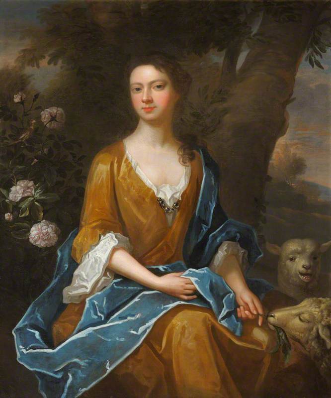Order Art Reproductions Mary Forester, Lady Downing (1687–1734) by Michael Dahl | ArtsDot.com