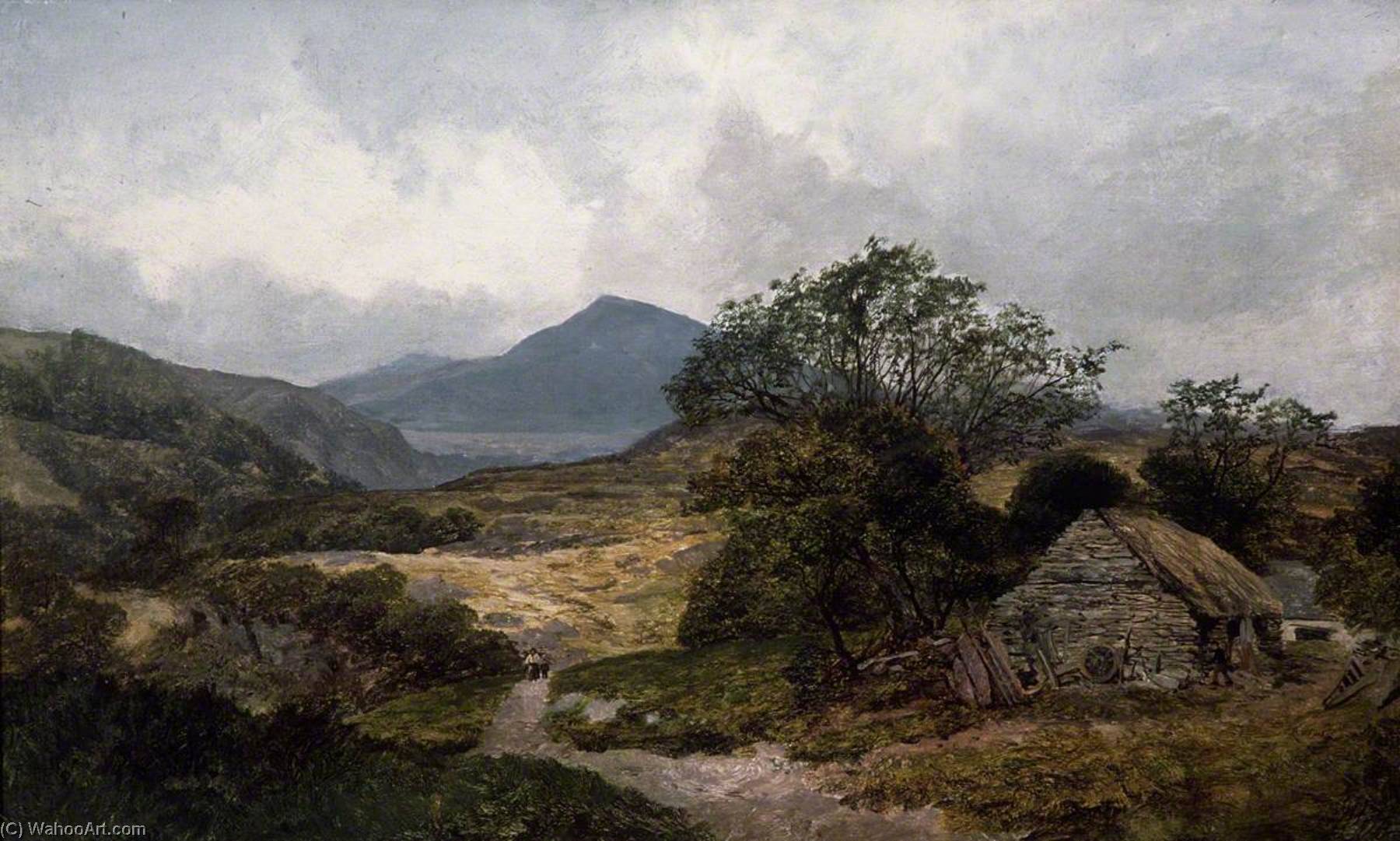 Buy Museum Art Reproductions Moel Siabod, North Wales, 1870 by James Peel (1811-1906) | ArtsDot.com