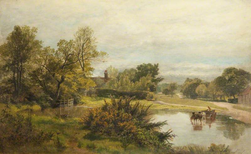 Order Paintings Reproductions Totteridge, near Hampstead, 1900 by James Peel (1811-1906) | ArtsDot.com
