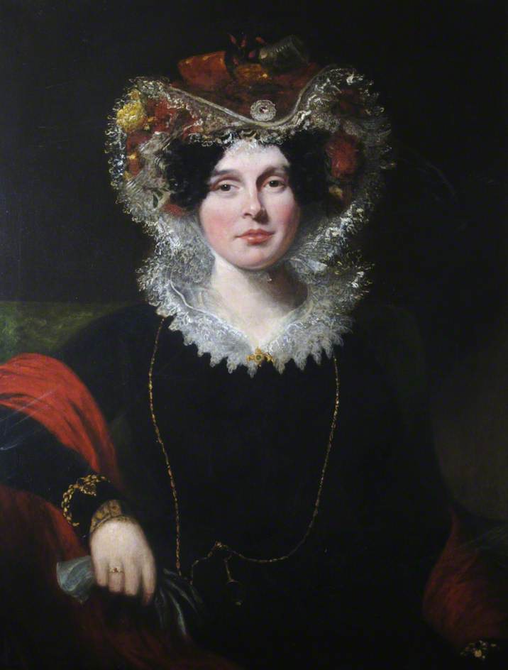 Order Oil Painting Replica Elizabeth Hobbes, Wife of Luke Groves Hansard by Samuel Lane (1780-1859) | ArtsDot.com