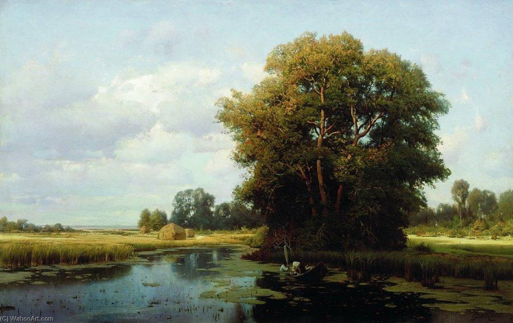 Buy Museum Art Reproductions Landscape with a Swamp by Vladimir Orlovsky (1842-1914) | ArtsDot.com