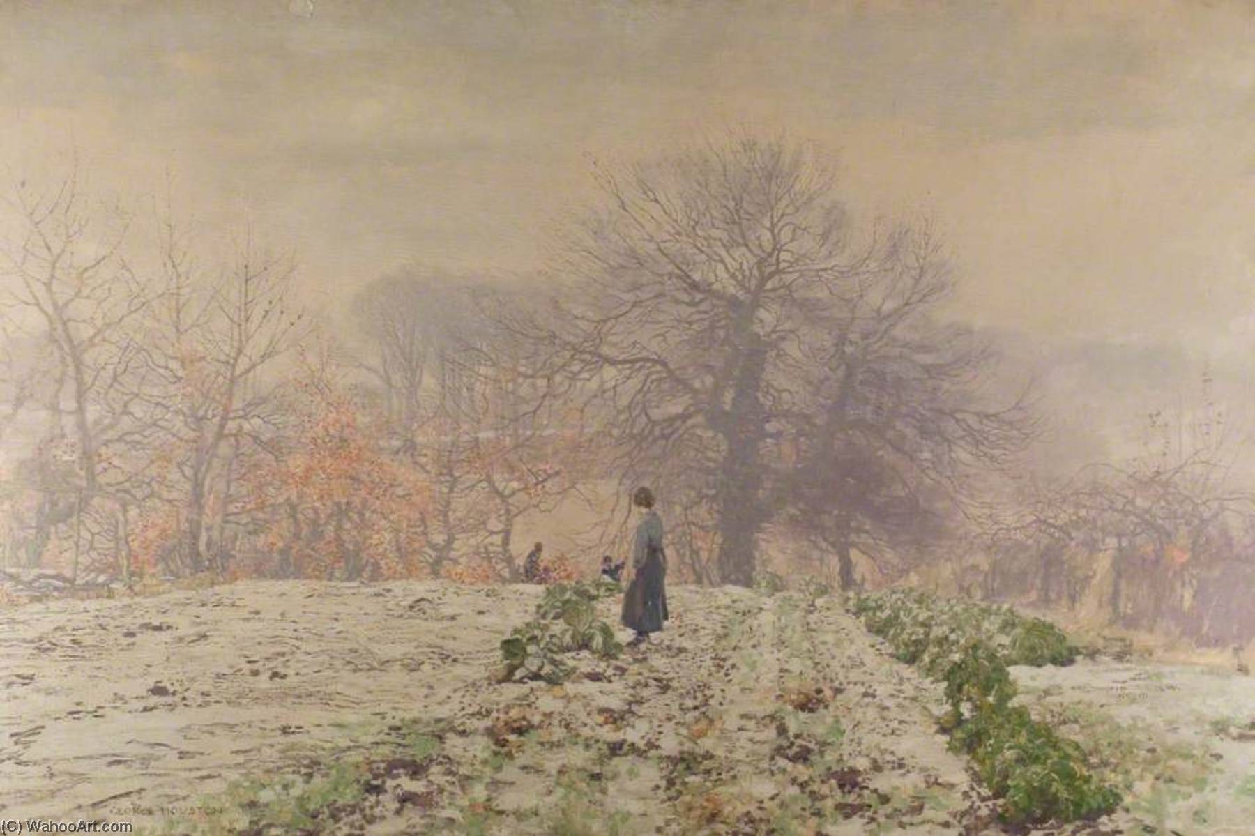 Order Art Reproductions Winter Morning by George Houston (1869-1947) | ArtsDot.com