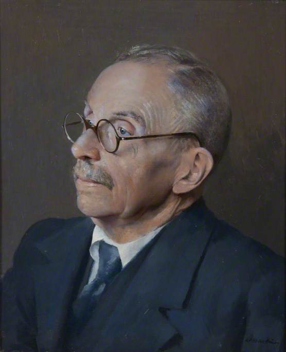 Order Oil Painting Replica Dr Wilfred Hall (one of the founders of the Museum) by William D Dring (Inspired By) (1904-1990) | ArtsDot.com