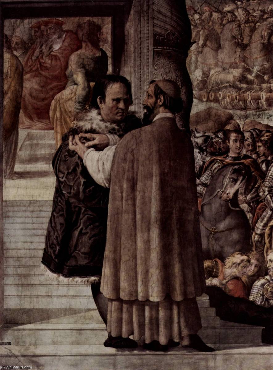Order Artwork Replica Deutsch Luther und der Kardinal Gaetani, 1560 by Francesco De' Rossi (1510-1562) | ArtsDot.com