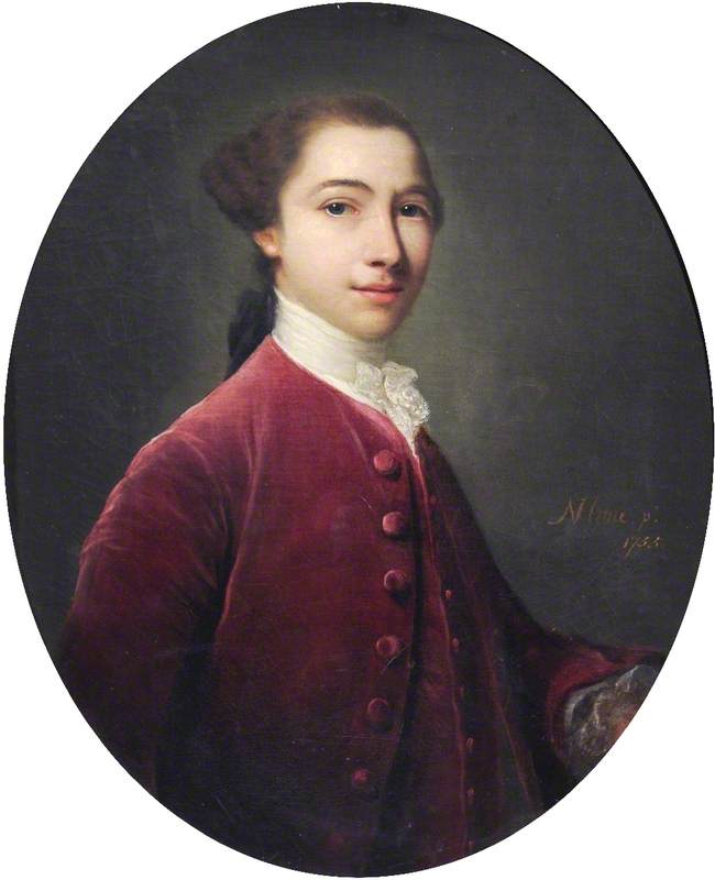 Buy Museum Art Reproductions David Colyear (1736–1756), Viscount Milsington, 1755 by Nathaniel Hone I (1718-1784) | ArtsDot.com