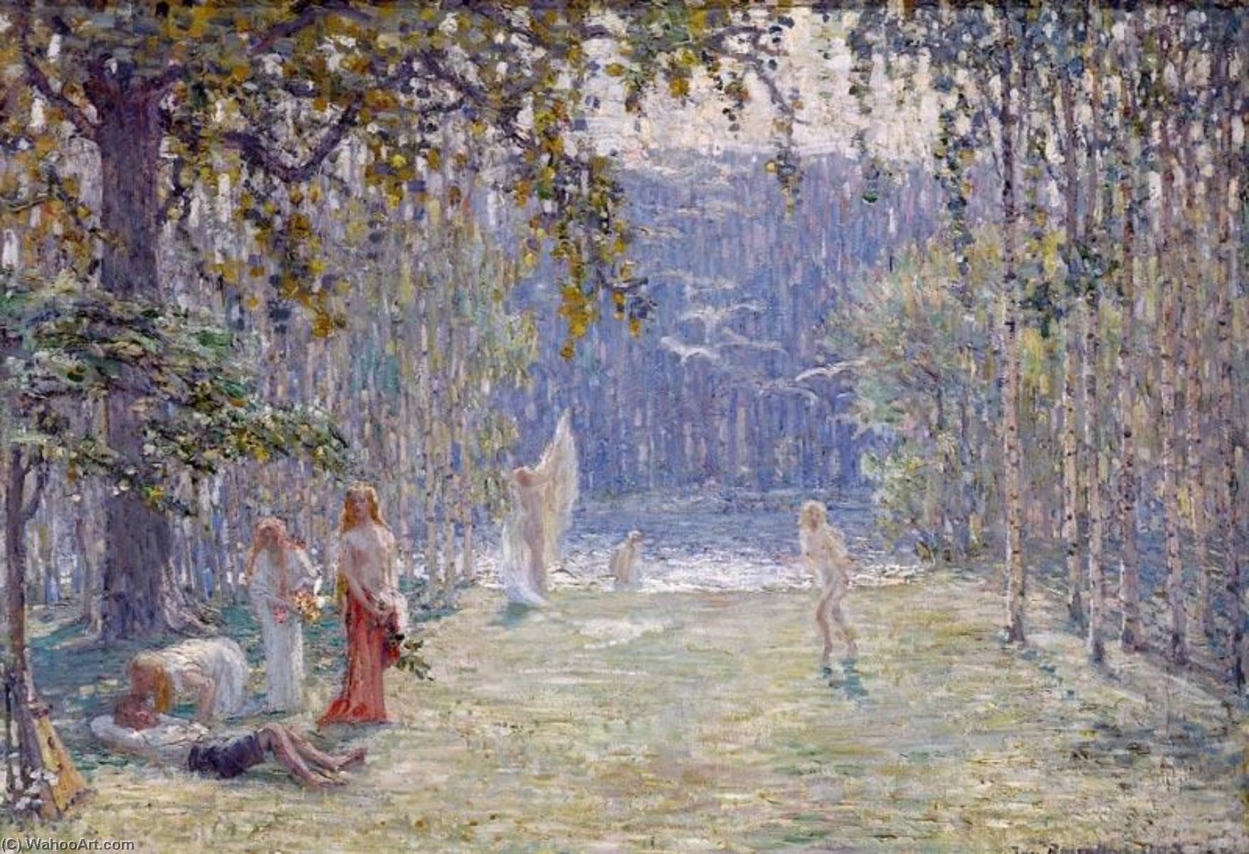 Order Paintings Reproductions Saulesmeitas, 1912 by Janis Rozentāls (1866-1916, Russia) | ArtsDot.com
