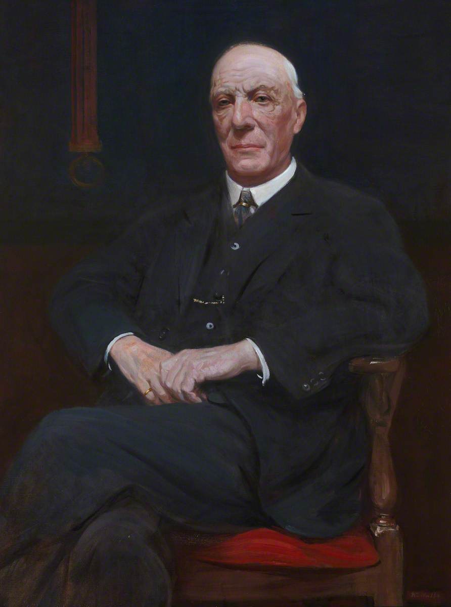 Order Paintings Reproductions Sir Edward (Albert) Sharpey Schafer (1850–1935), FRSE by William Walls (1860-1942) | ArtsDot.com