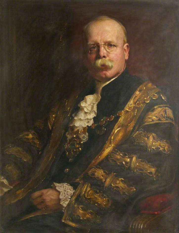 顺序 藝術再現 Councillor Edward Lygon Somers Cocks, Mayor of Westminster (1910-1911), 1912 通过 Lance Calkin (1859-1936) | ArtsDot.com