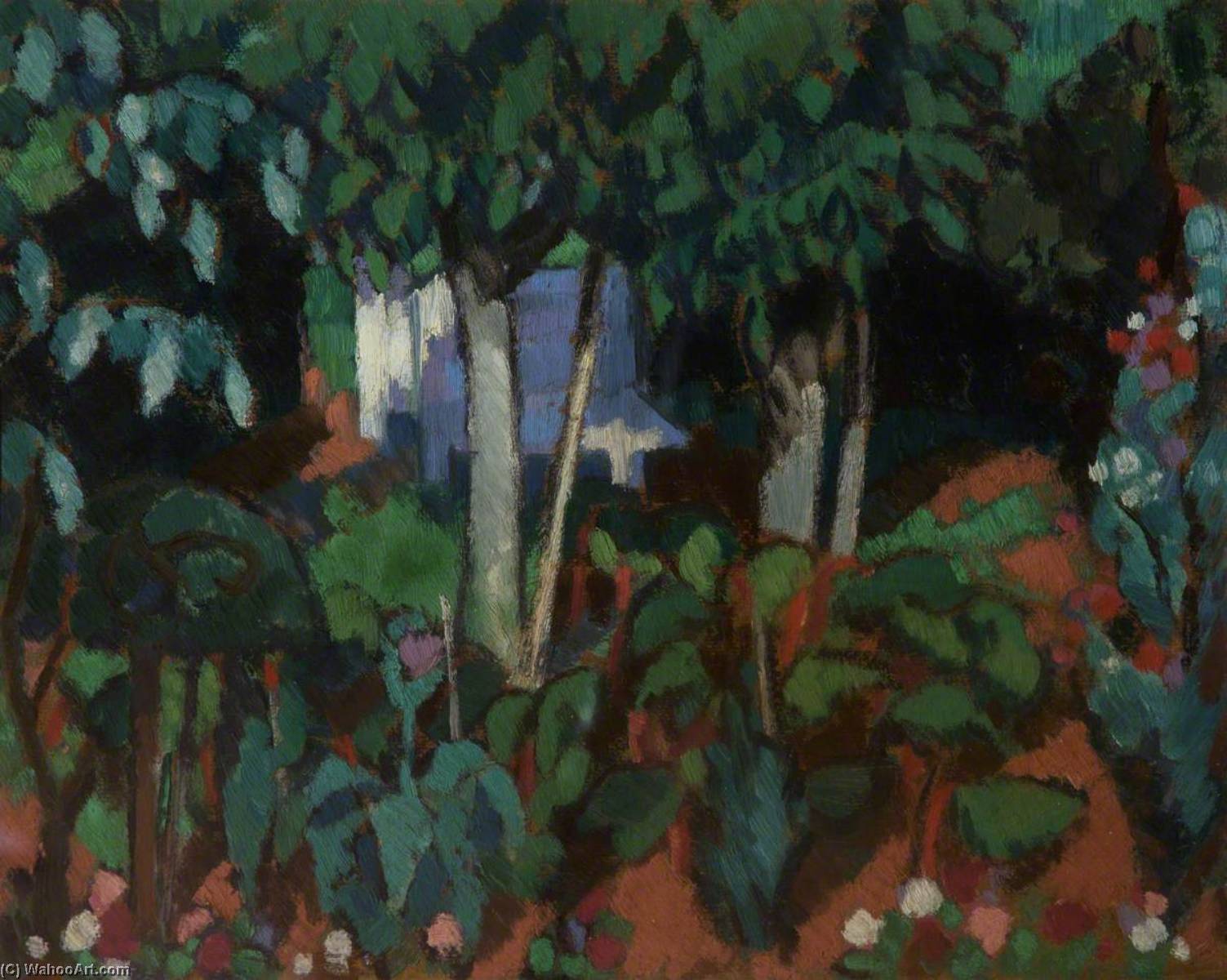 Order Paintings Reproductions Garden at Antibes, 1930 by Margaret Morris (Inspired By) (1891-1980) | ArtsDot.com
