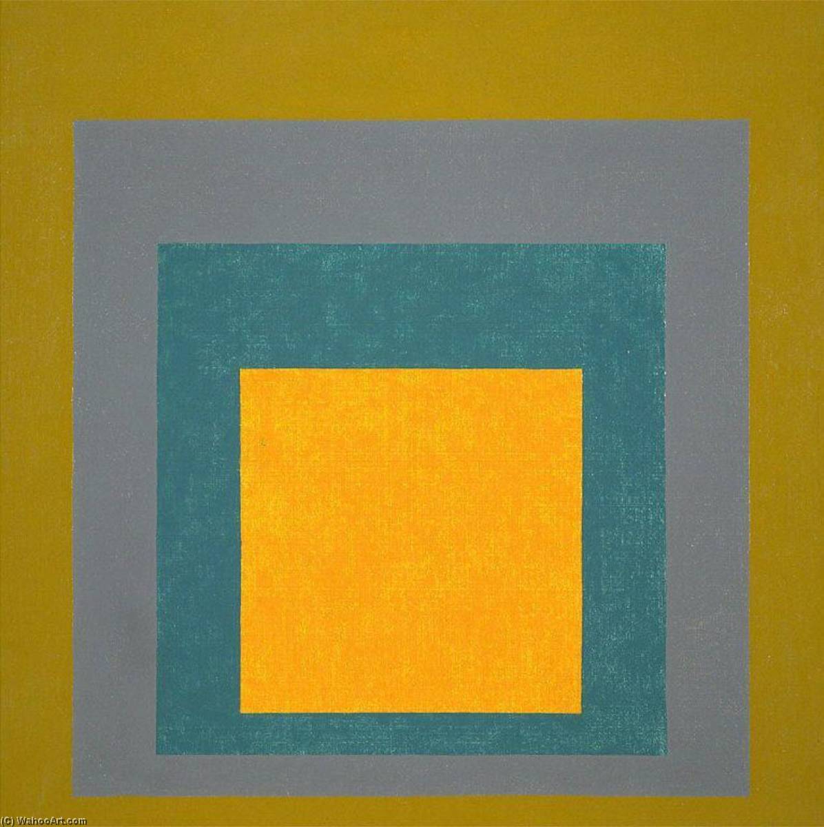 Order Paintings Reproductions Homage to the Square Elected II, 1961 by Josef Albers (Inspired By) (1888-1976, Germany) | ArtsDot.com
