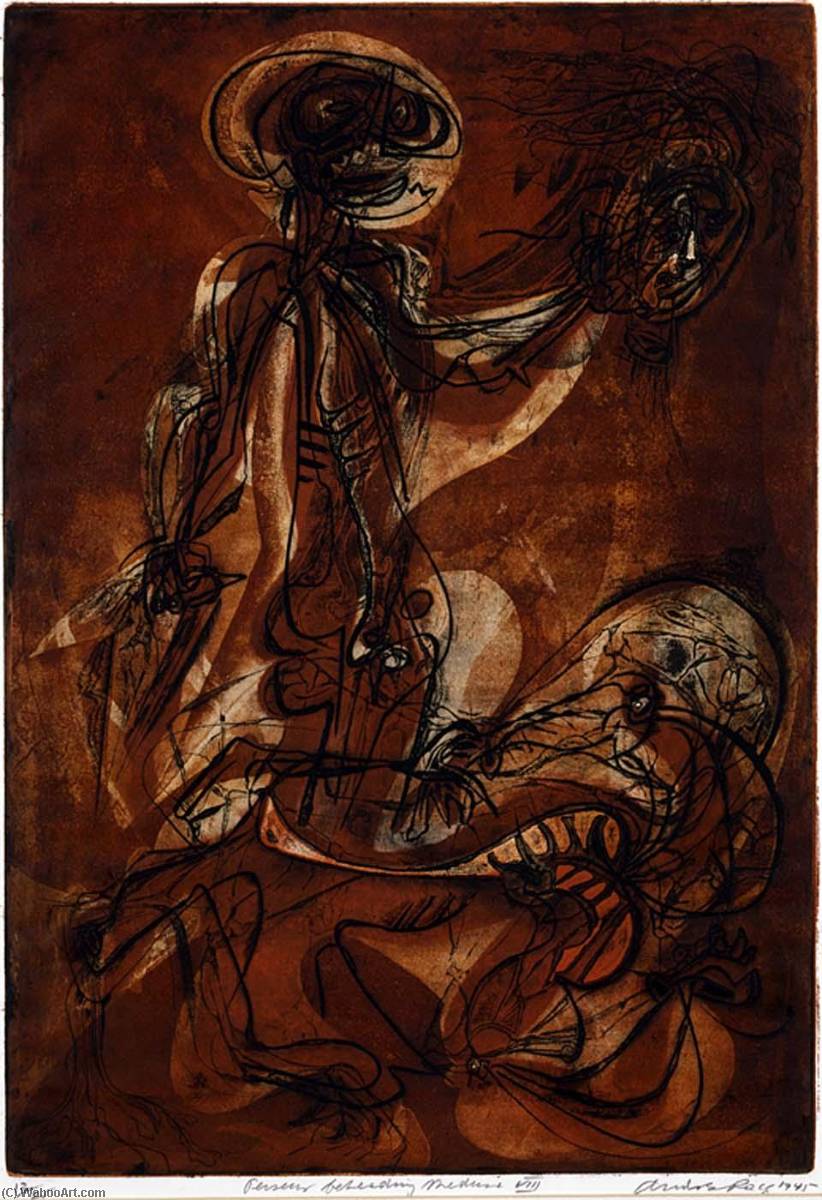 Buy Museum Art Reproductions Perseus Beheading Medusa VIII, 1945 by Andre Racz (Inspired By) (1916-1994) | ArtsDot.com