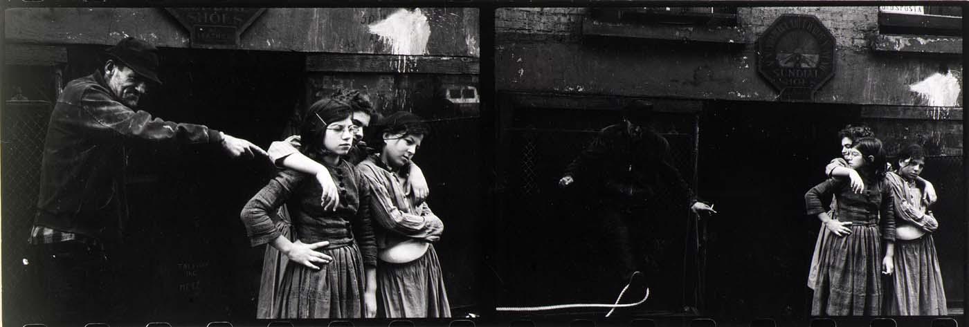 Spring Street, Girls (from series, Chinatown), 1970 by Eve Sonneman Eve Sonneman | ArtsDot.com