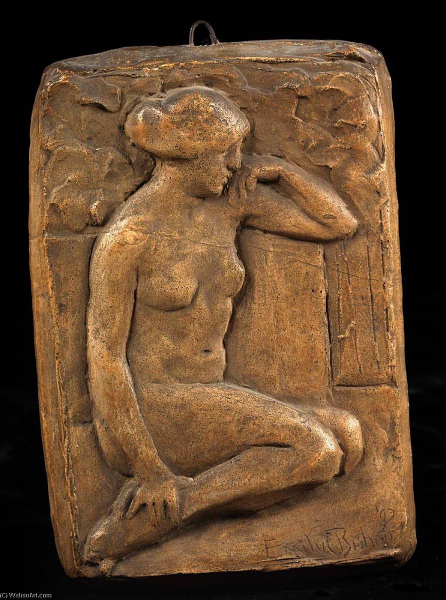 Buy Museum Art Reproductions Seated Female Nude, 1909 by Emily Clayton Bishop (1883-1912) | ArtsDot.com