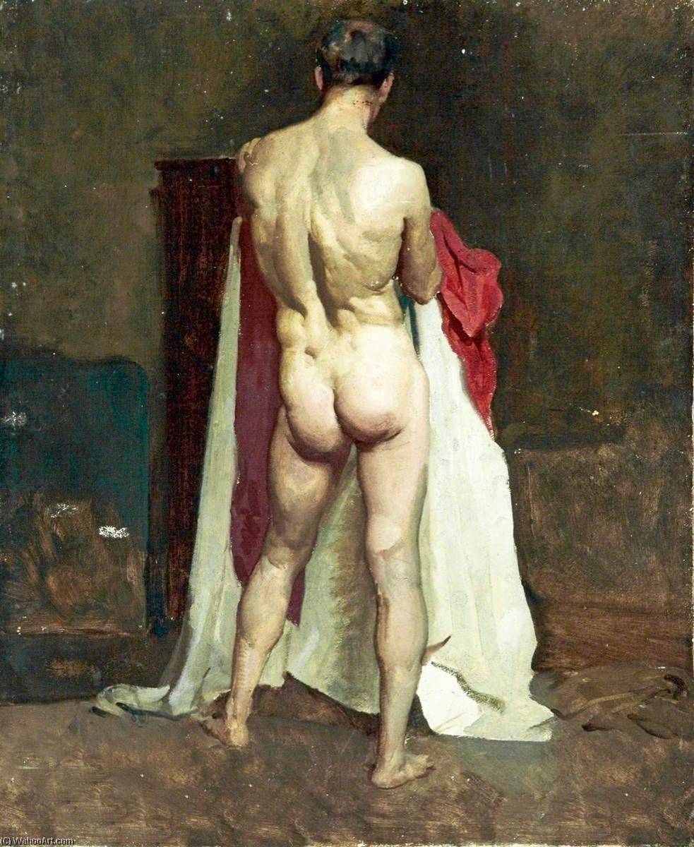 Order Oil Painting Replica Male Nude by Stanley Reed (Inspired By) (1908-1978) | ArtsDot.com