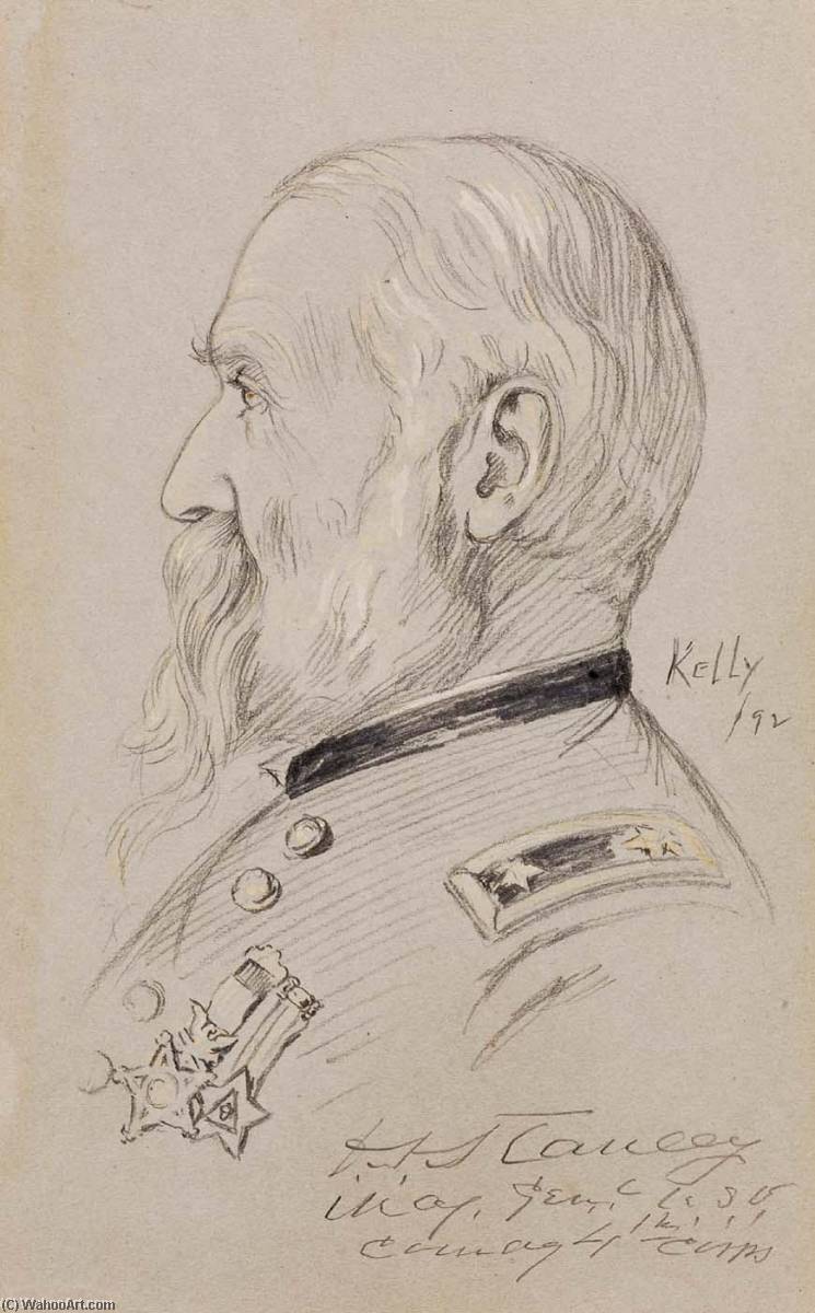 Buy Museum Art Reproductions Major General David Sloan Stanley, 1892 by James Edward Kelly (1855-1933) | ArtsDot.com