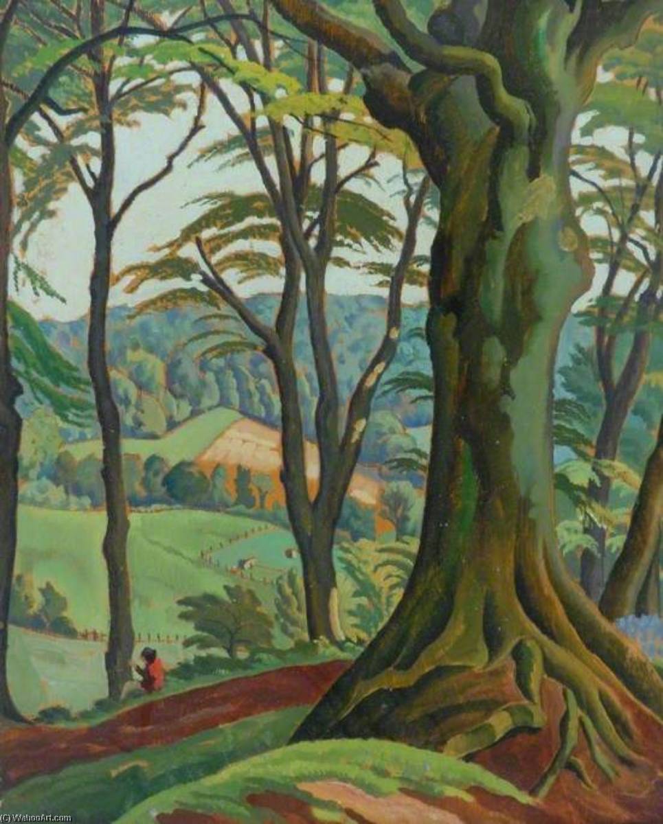 Order Oil Painting Replica Woods by Ethelbert White (Inspired By) (1891-1972) | ArtsDot.com