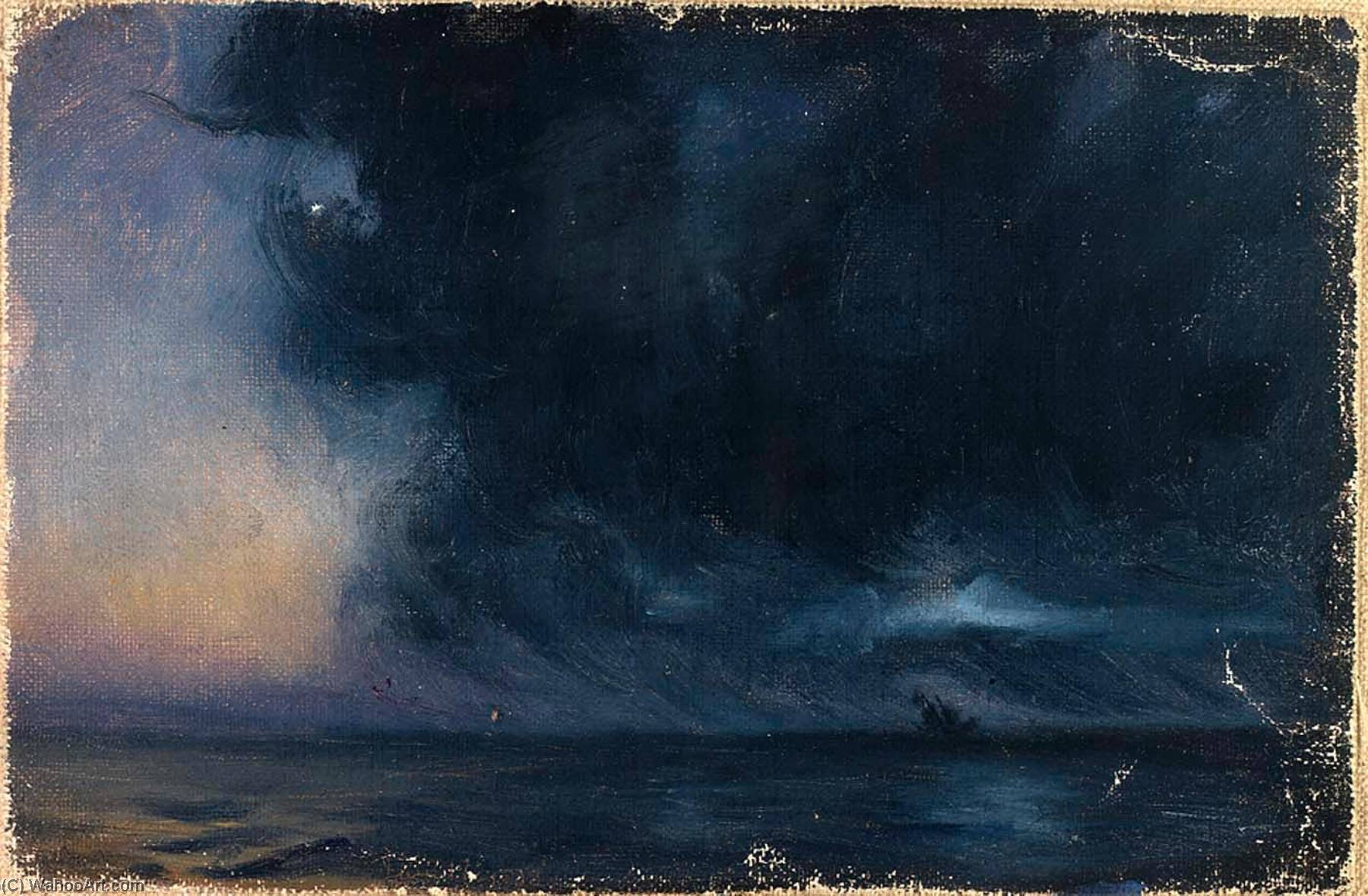 Order Artwork Replica The Phantom Ship, Atlantic Ocean, 1903 by Frank Wilbert Stokes (Inspired By) (1858-1955) | ArtsDot.com