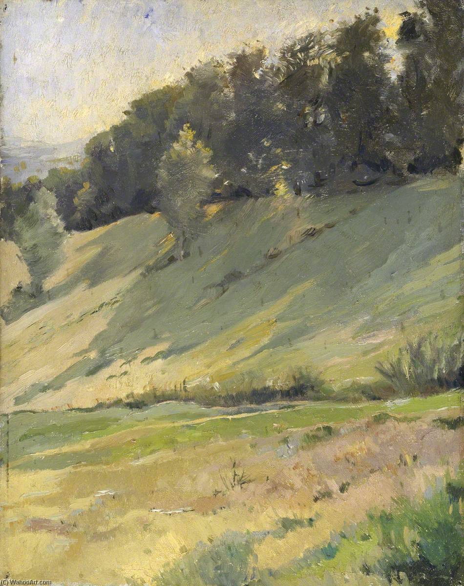Order Oil Painting Replica View from Llandrindod Wells The Upper Link, 1900 by Sarah Paxton Bell Dodson | ArtsDot.com