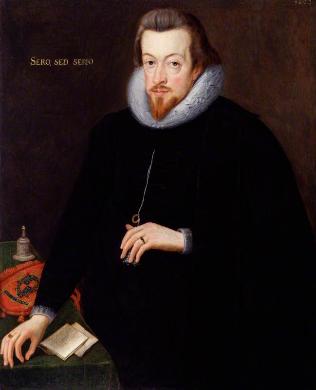 Order Paintings Reproductions Robert Cecil, 1st Earl of Salisbury, 1602 by John De Critz The Elder (1551-1642) | ArtsDot.com