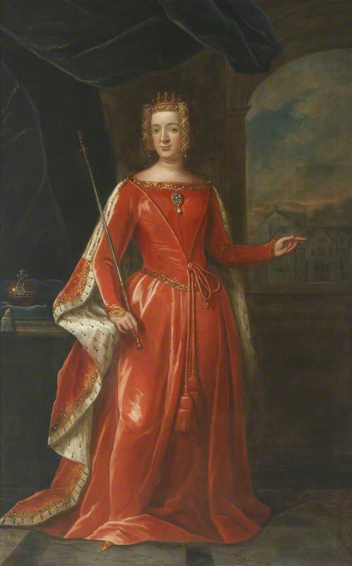 顺序 藝術再現 Philippa(1314 -1369),爱德华三世女王陛下, 1710 通过 Thomas Murray (1663-1734) | ArtsDot.com