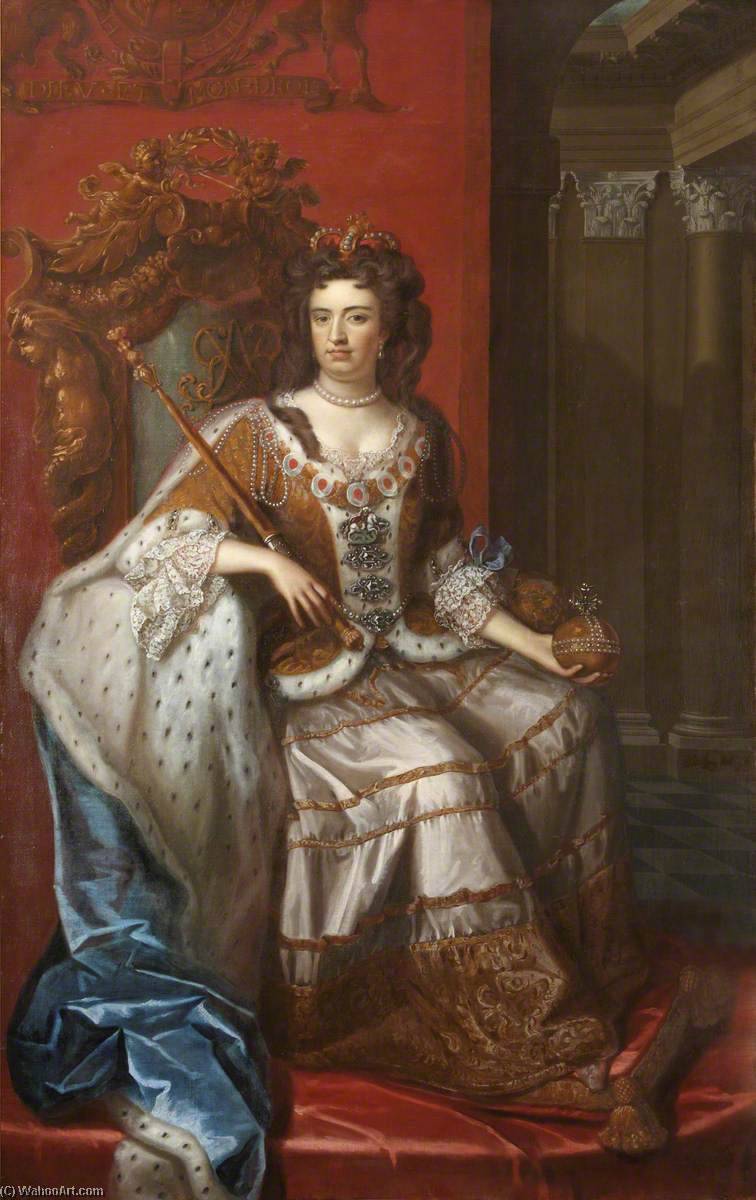 Order Paintings Reproductions Queen Anne (1665–1714) by Thomas Murray (1663-1734) | ArtsDot.com