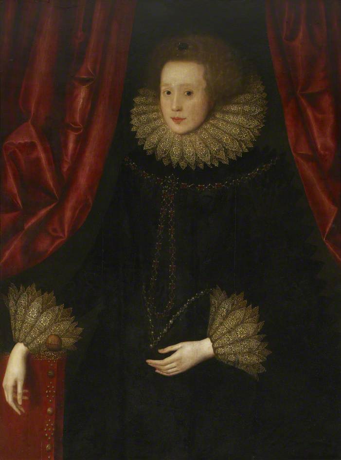 Buy Museum Art Reproductions Lady Russell (1560–1616), Countess of Cumberland by William Larkin (1580-1619) | ArtsDot.com